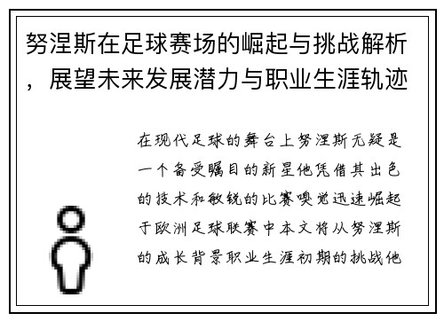努涅斯在足球赛场的崛起与挑战解析，展望未来发展潜力与职业生涯轨迹